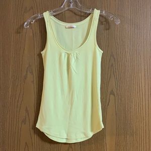 Camaieu yellow tank top